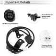 thumbnail image 4 of Unique Bargains Rear Right ABS Wheel Speed Sensor for Toyota Yaris 2007-2009, for Scion xD 2008-2009 ABS Sensor Anti-lock Braking System Sensor No.8951652090 1 Pcs, 4 of 7