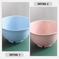 thumbnail image 2 of HOMEMAXS EcoFriendly PP and Wheat Straw Bowls for Drinking with Assorted Colors and Design 4pcs, 2 of 8