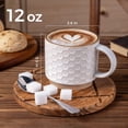 thumbnail image 3 of Juego de 4 tazas de cerámica apilables GBhome de 12 oz, 3 of 8