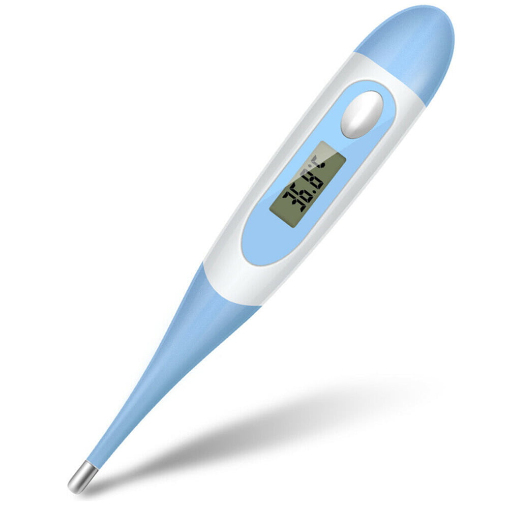 Soft Head Digital LCD Thermometer Electronic Thermometer Baby Adults Safe 