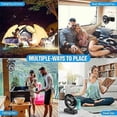 thumbnail image 2 of Portable Camping Fan with LED Light - 40 Hours of Working Time - Rechargeable - Battery Powered Fan - Emergency Power Supply for Tents and Campers - S, 2 of 4