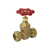 B&K ProLine 1/2 in. Comp x Comp Brass Gate Valve
