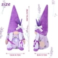 thumbnail image 6 of 2PCS Spring Gnome Decor Lavender Gnomes Decorations for Home Swedish Gnome Gifts for Women Handmade Purple Kitchen Decor Spring Summer Tier Tray Decor, 6 of 7