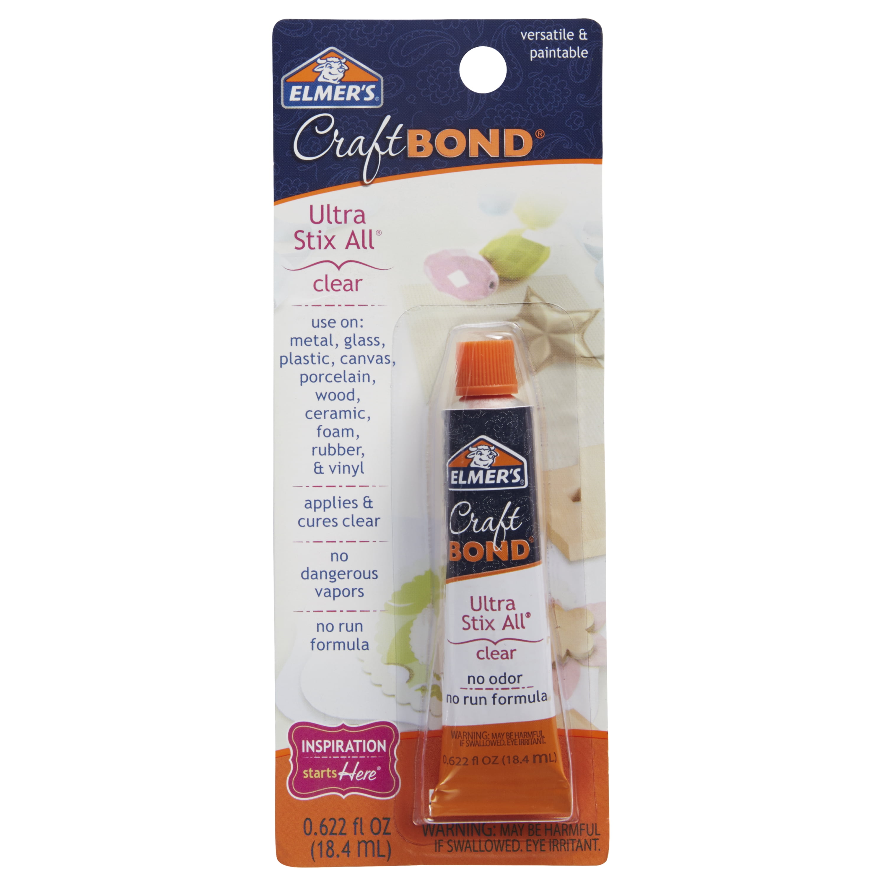 Elmer's Craft Bond Ultra Stix All Glue, 0.6 Ounce, 1 Count