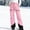 Pink#2, variant on Ski Pants Womens Fleece Lined Waterproof Insulated Softshell Winter Thermal Windproof Hiking Snowboard Pants Pockets(Deep Red,2XL)