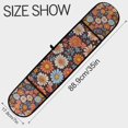 thumbnail image 3 of Yayeee Double Oven Mitt Kitchen Heat Resistant Baking 35" x7" Quilted Glove, Colorful Flowers, 3 of 6