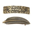 thumbnail image 1 of 2 paquetes de pasador francés clásico grande broche para el cabello broche para decoración del cabello Yinane pasadores de pelo retro pinza de pelo, 1 of 8