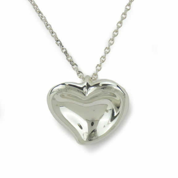 Pre-Owned Tiffany Necklace Full Heart Elsa Perutti Silver 925 Approx. 4.3g Women's... (Good)