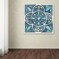 thumbnail image 3 of Trademark Fine Art 'Garden Getaway Tile VII Blue' Canvas Art by Laura Marshall, 3 of 3