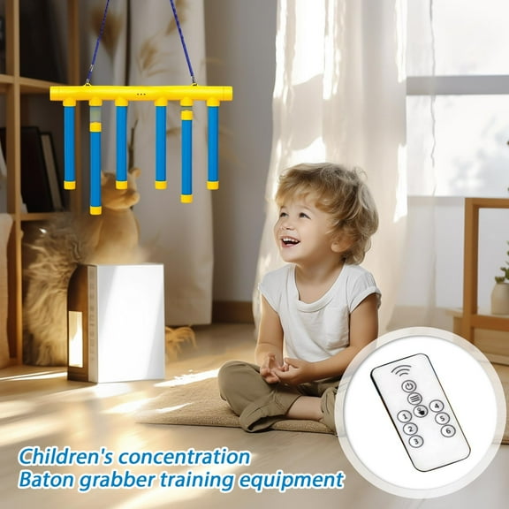 Reflex Game Drop Sticks Game, Reflex Challenge Game, Hand Eye Coordination Reaction Training Toy, Adjustable Speed Catching Game for Kids & Athletes