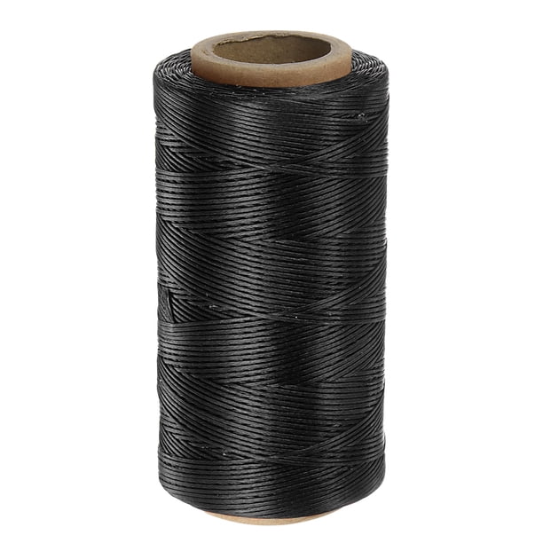 Hilo de tapicería Uxcell 284 yardas 260m cuerda de poliéster, negro