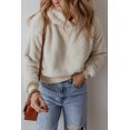 thumbnail image 4 of Redhotype Chic White Plush Hoodie - Cozy & Windproof, LS, 4 of 8
