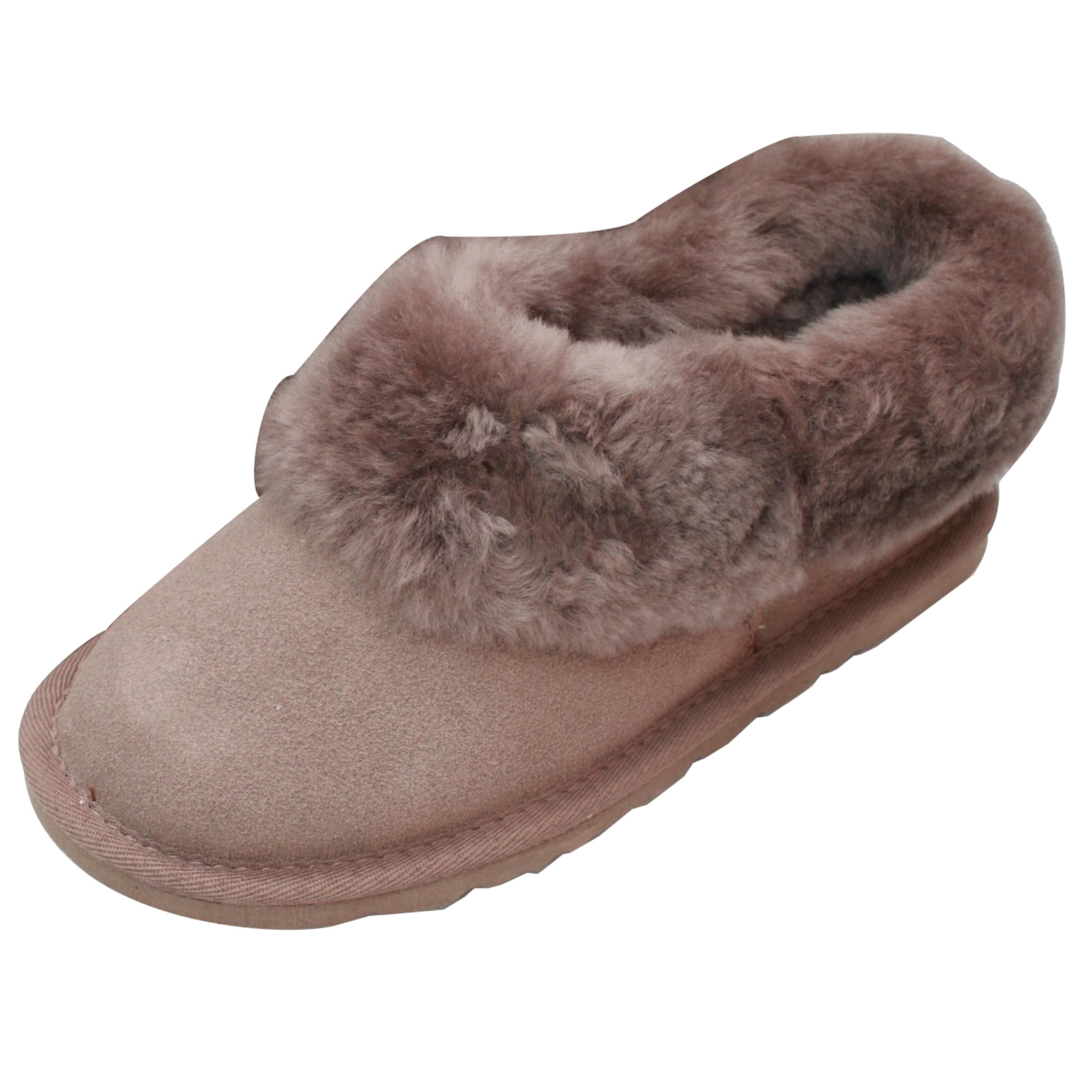 sheepskin lined slipper boots