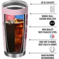 thumbnail image 2 of Ghostface Valentine Halloween Decor Tumbler for Girls - Spooky Vibes 20 OZ Rainbow Ghost Theme Decor Insulated Tumbler Cup with Lid -Vacuum Stainless Steel Coffee Mug Cup, 2 of 7