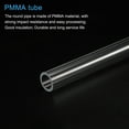 thumbnail image 4 of Acrylic Pipe Clear Rigid Round Tube 14mm ID 18mm OD 10" for Lamps and Lanterns, Water Cooling System 4pcs, 4 of 6