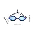thumbnail image 3 of SIfdSeng Fog Racing Swim Goggles for Adults with and Wide Panoramic Lens, 3 of 5