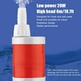 thumbnail image 3 of Aquarium Submersible Pump Multipurpose Portable Silent Low Water Level Fish Tank Water Pump DC12V 20W, 3 of 5