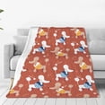 thumbnail image 4 of Salouo Cute Poodle Dog Print Bed Blankets,Flannel Blanket Comfortable Air Conditioning Blanket Lightweight Blanket for Sofa Bed Travel & Couch -80"x60", 4 of 8