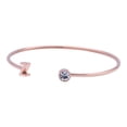 thumbnail image 2 of Pulsera Mujer Inicial Letra LuckyLy, Acero Inoxidable y Zirconia Cúbica, Modelo Sonia rosa UNITALLA, 2 of 8