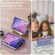 thumbnail image 4 of Compatible con iPad Mini 6 Funda con portalápices y parte trasera transparente para iPad Mini 6 [Admite carga inalámbrica Apple Pencil de segunda generación] Púrpura Ormromra CJWUS-6887, 4 of 7