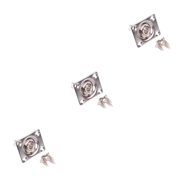 Advancent Panel de toma de Audio para guitarra eléctrica Gibson TL, 1/4 , 6,35mm, montaje de conector de Audio cuadrado Type1 NO1 Advancent CBP097346