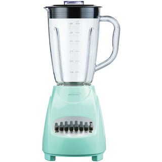 Nostalgia Classic Retro Electric Pulse Blender, 1 Liter Glass Pitcher,  Includes Tritan Personal Travel Bottle With Lid And Storage Container, High