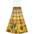 thumbnail image 2 of SKYSONIC Hanging Kitchen Towel 12" x 17", Sunflower Board -e Towel Set 2 Pieces of Dry Towels for Kitchen, Bathroom, Laundry Room Table, 2 of 7