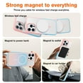 thumbnail image 4 of for iPhone 12 Pro Max Case Magnetic Phone Case [Compatible with MagSafe] TPU Bumper Hard Skin-Feel Back Slim Fit Shockproof Protective Case Cover for iPhone 12 Pro Max Men Women Girls, Pink/Blue, 4 of 7