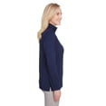 thumbnail image 3 of UltraClub UC792W Ladies' Coastal Pique Fleece Quarter-Zip, 3 of 3