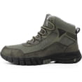 thumbnail image 1 of Botas de nieve para hombre, cálidas, de invierno, con forro de lana, para exteriores, antideslizantes, con cordones, impermeables, de moda, para senderismo, 1 of 5