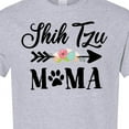 thumbnail image 4 of Inktastic Shih Tzu Mama with Flowers and Arrow T-Shirt, 4 of 5