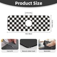 thumbnail image 2 of Sikiie Black and White Checkerboard Splash Guard for Sink Faucet-1 PC Super Absorbent Fast Drying Mat Sink Gadgets-Splash Guard for Kitchen, Sink Mat, 2 of 7