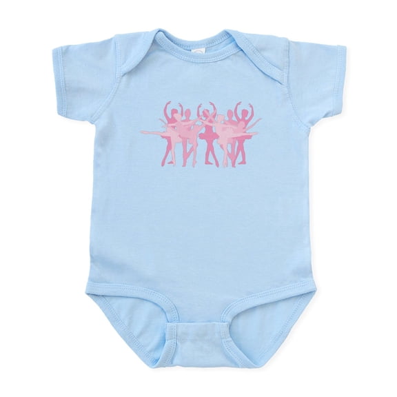 CafePress - The Grand Ballet Pink Body Suit - Baby Light Bodysuit, Size Newborn - 24 Months