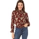 thumbnail image 1 of Blusa lunares florales Vino rojo T M, 1 of 6