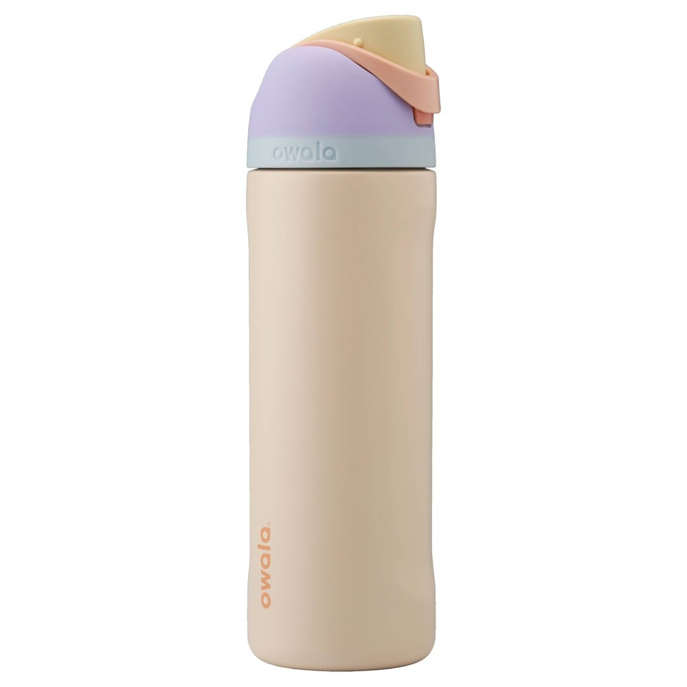 Owala 24 Oz FreeSip Stainless Steel Water Bottle Rose Quartz Owala 24 Oz FreeSip Stainless Steel Water Bottle Rose Quartz