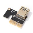 thumbnail image 5 of Kuymtek VER009S PCI Express Riser PCIe 1X a 16X Extender SATA Tarjeta adaptadora para GPU, 5 of 5