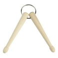 thumbnail image 2 of Key Chain,Wood Small Lightweight Drumstick Shape Delicate Keychain Bag Hanging Decoration, 2 of 8
