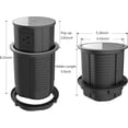 thumbnail image 7 of L-Link Automatic Pop up Power Outlet with 10W Wireless Charger,Pop up Electrical Outlets for Countertops,4.7'' Diameter Round Pop Up Counter Outlet with 4 Outlets,2 USB,Hidden Outlet,Pop Out Outlet, 7 of 7