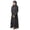 Dark Gray, variant on QHFBli Abaya for Girls Long Sleeve Prayer Dress Ramadan Kaftan Abaya with Hijab Clothing Arabic Eid Robe Dark Gray 11-12Years