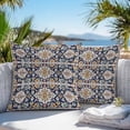 thumbnail image 5 of Waterproof Throw Pillow Covers Set of 2, 18x18 Inch Bohemian Decorative Pillowcases Outdoor Pillow Slip Cushion Covers Set for Couch Tent Western Rustic Tribal Ethnic Boho Farmhouse, 5 of 7