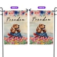thumbnail image 2 of Freedom Cocker Spaniel on Independence Day 4th of July Garden Flag 12x18in Double Sided Cockers Dog Lover Gifts Outdoor Decor - 01005, 2 of 5
