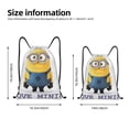 thumbnail image 2 of Pofeuu Minions for Water-Resistant 210D Drawstring Bag Compact Foldable Design Gym Yoga Travel Essentials Lightweight Carryall-Medium, 2 of 6