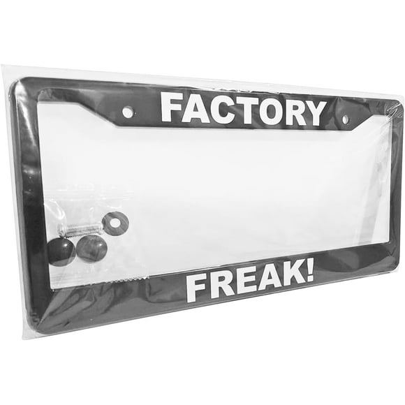 shiyou-Factory Freak Custom License Plate Frame, Plastic