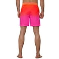 thumbnail image 3 of Unique Bargains Men's Contrast Color Drawstring Waist Beach Swimwear Shorts 28 Orange, 3 of 5