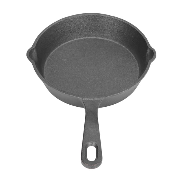 Frying Pan, Pancake Pan Cast Iron Flat Bottomed Multipurpose For Household