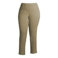 thumbnail image 4 of Just My Size Women's Plus Size Pull on Stretch Woven Pants, Also in Petite, 4 of 5
