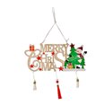 thumbnail image 2 of Fiudx Ofertas relámpago Listado de decoración navideña Listado de decoración de árboles de Navidad de madera, 2 of 3