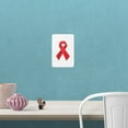 thumbnail image 4 of Red Awareness Ribbon Drug Free HIV AIDS Home Business Office Sign, 4 of 6