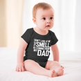 thumbnail image 3 of Don’t Look at Me That Smell Is Coming From Dad - Baby Clothes - Funny Newborn Bodysuit Outfits for Boys And Black-style 3months, 3 of 7