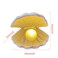 thumbnail image 4 of Kids Night Light Decorative Lights Portable Shell Pearl Shape Ceramic Material, 4 of 10